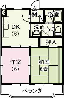 プロヴァンス 301号室 間取り