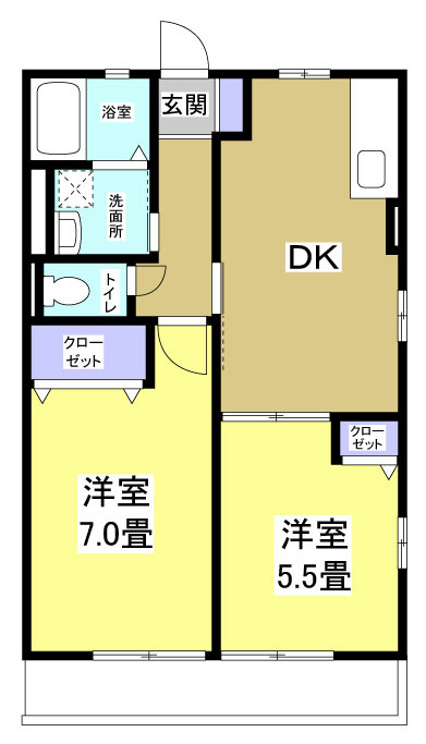 ロベリアII 間取り図