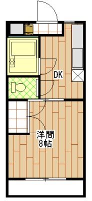 セリーズＮ 106号室 間取り