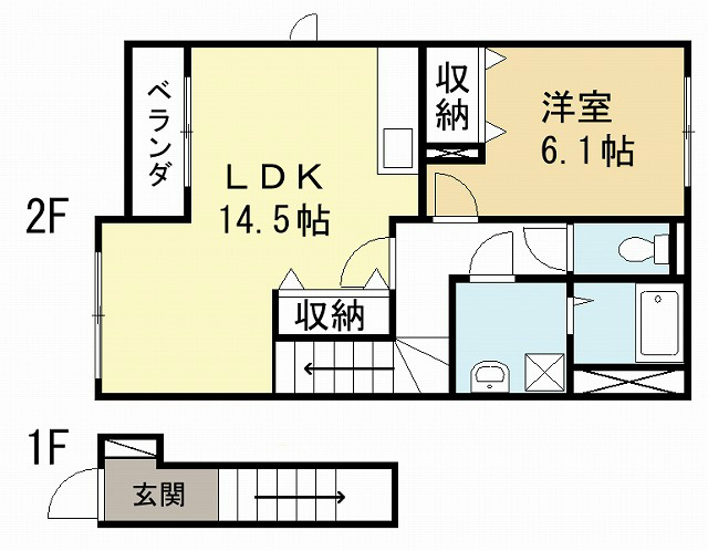コンフォール菟道 間取り