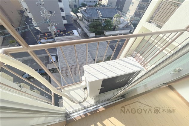 池下ウェストマンション ベランダ