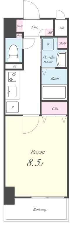 ヴェーラ カーサ ウルバーナ 間取り図