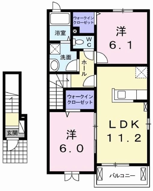 アルストロメリアⅡ 間取り図