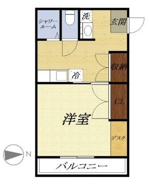 ベルメゾン浜松 405号室 間取り