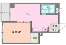 ライフパレット横浜  101号室 間取り