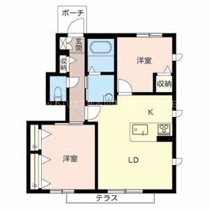 MAST COURT加古川南E 間取り図