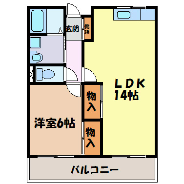ブラウンハウス 間取り図