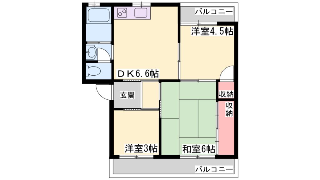 明伸第１ビル 間取り図