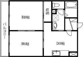 マンションリビエールⅡ 401号室 間取り