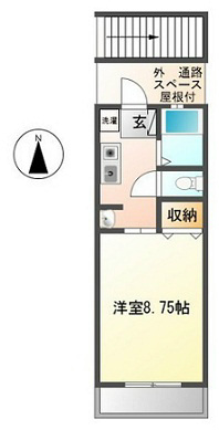アベニュー平野Ⅵ 間取り図