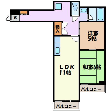 パーク泉 間取り