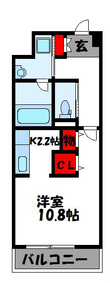 ビジターハイツ新宮MN51 403号室 間取り