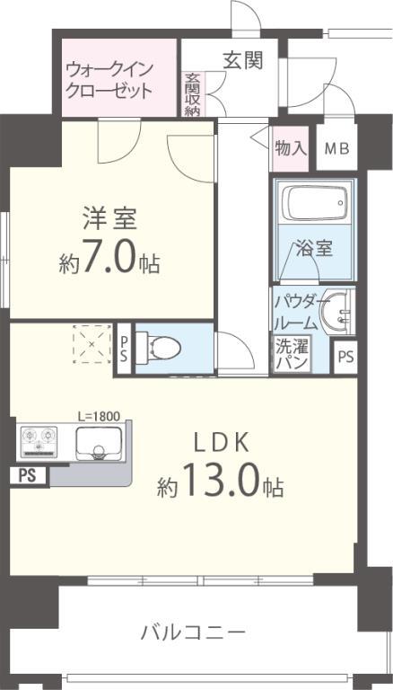 TOMODOAL 北梅田 間取り図