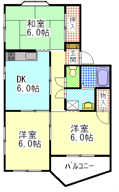 K&amp;#39;Sハウス 間取り図