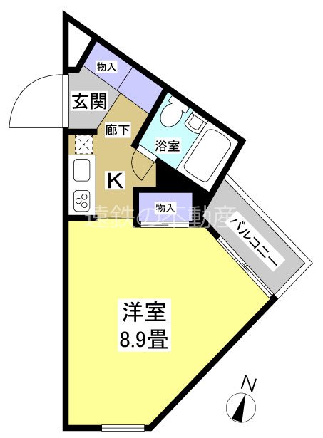 カーサ・ミラ浜松 間取り図