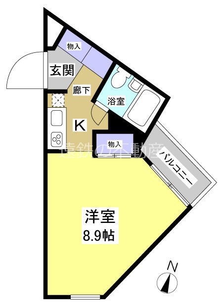 カーサ・ミラ浜松 間取り図