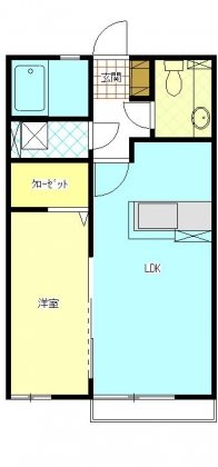 さつき荘 103号室 間取り