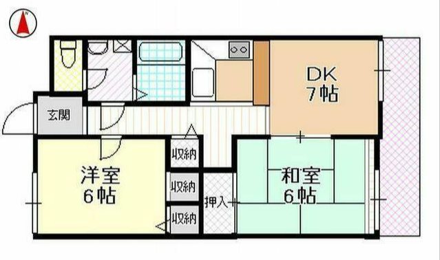 アーバンシティ上浅田 間取り図