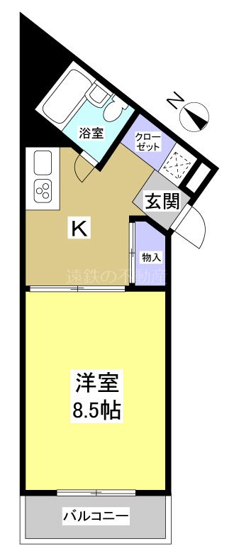 カーサ・ミラ浜松 間取り図