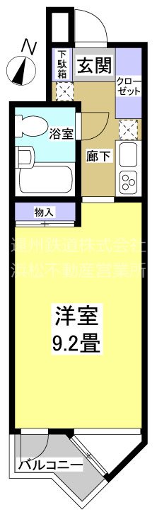 カーサ・ミラ浜松 間取り図