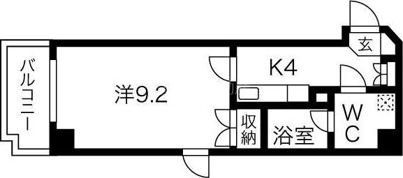 カーサ・ミラ北寺島 間取り図