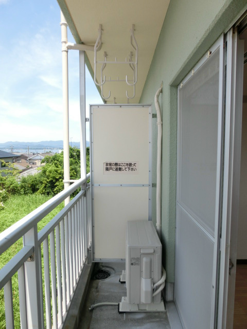 石塚マンション ベランダ