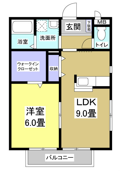 クリーンコートⅡ 間取り図