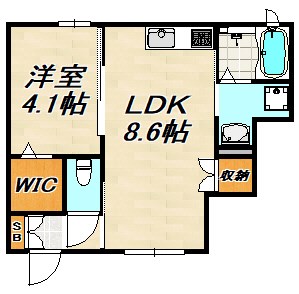 クレール 間取り図
