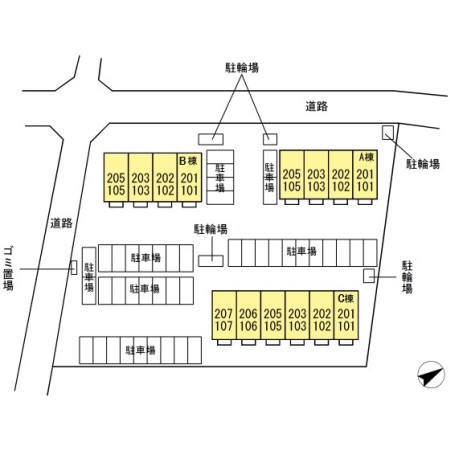 Ｄ－ｒｏｏｍ三方原　A棟 その他外観6