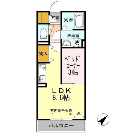 グランボア　B  間取り図