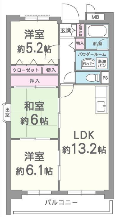 アルカディア 間取り図