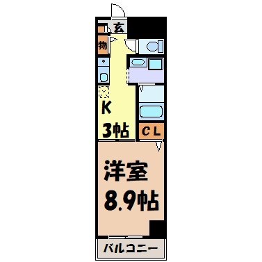 シティーコート翠雲 間取り図