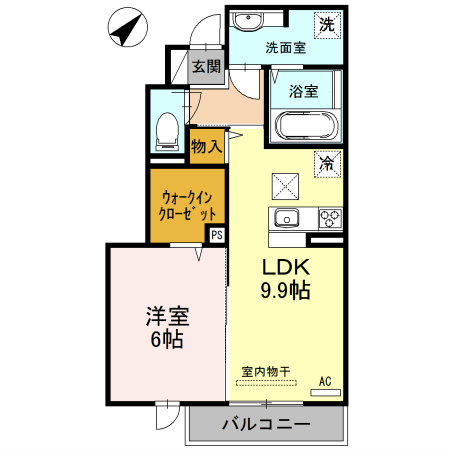 リヴェール　フォスター 間取り図