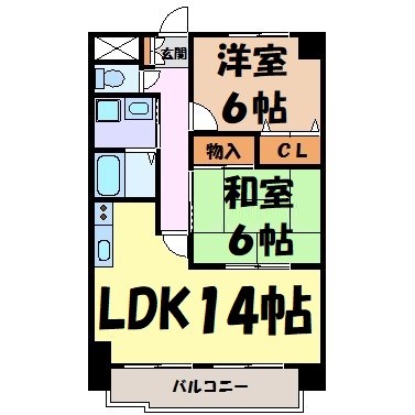 エスポワール金山 間取り図