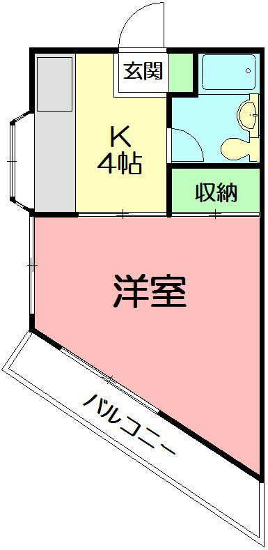 ラックスホーム本郷台 101号室 間取り
