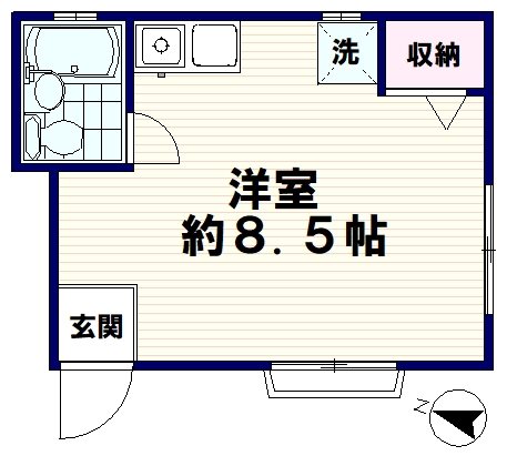 パークサイドヨシザワ 間取り