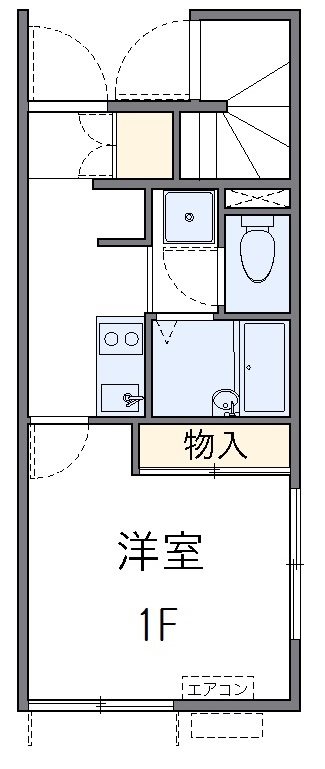 西蒲田 101号室 間取り