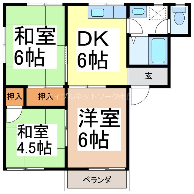 クレセントヴィレッジＡ棟 間取り