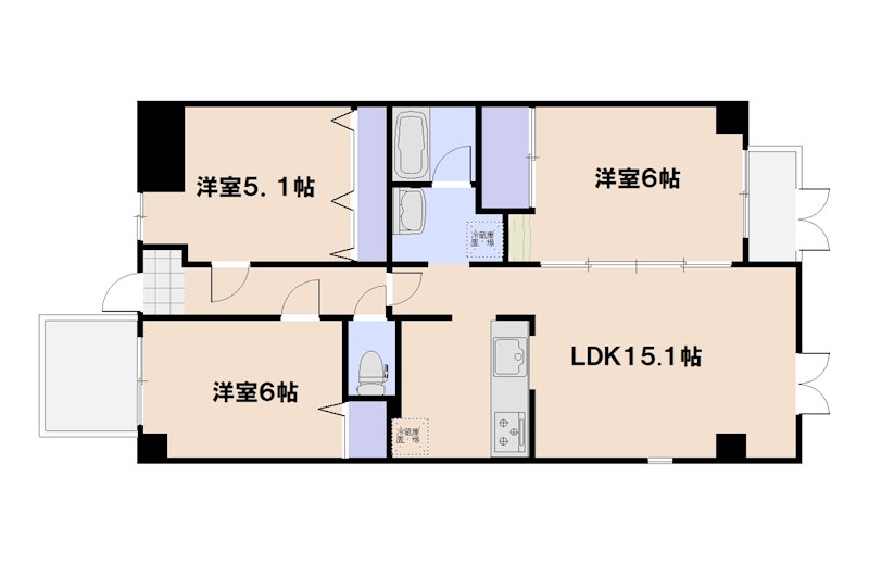 ハイライフセイコウ 間取り