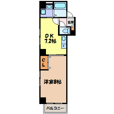 レジデンスカープ今池 間取り図