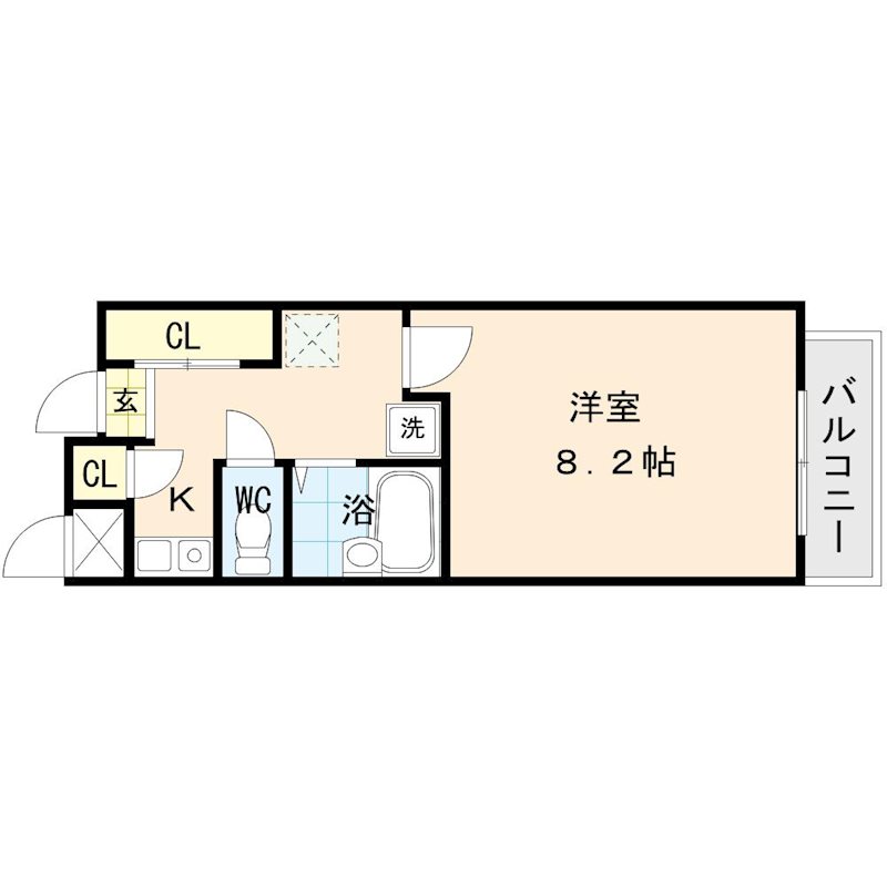 エアサイドコスモ 間取り図