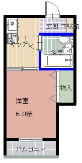 プチメゾン山手(男子専用)  間取り