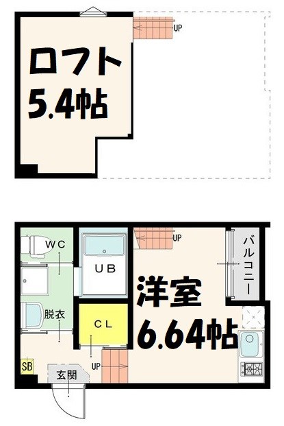 グルージャ黒門 間取り図