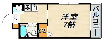 シンプルライフ鶯町 間取り図