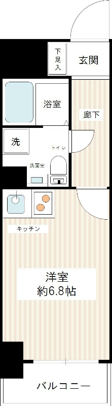 藤和シティコープ新中野Ⅱ 0301号室 間取り