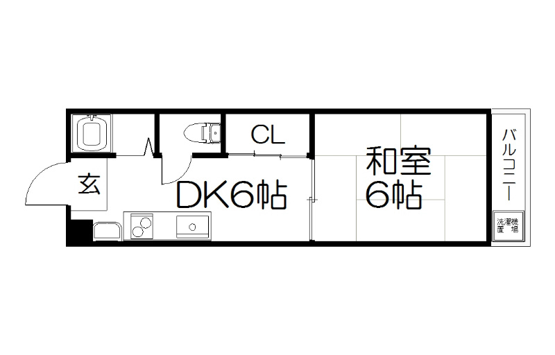 銀閣寺ハイツ 間取り