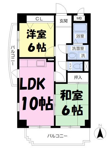 AVENUEやなぎはら 間取り図