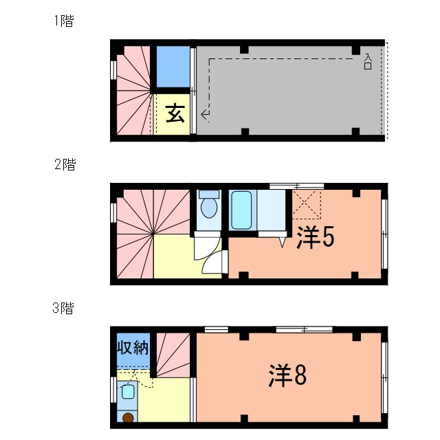 蓮都家 間取り