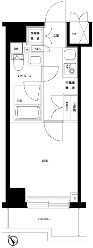 ルーブル川崎都町壱番館 間取り図