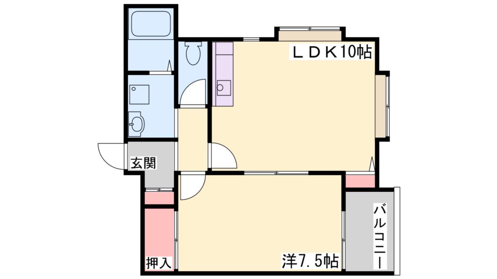 センチュリー大中 間取り図